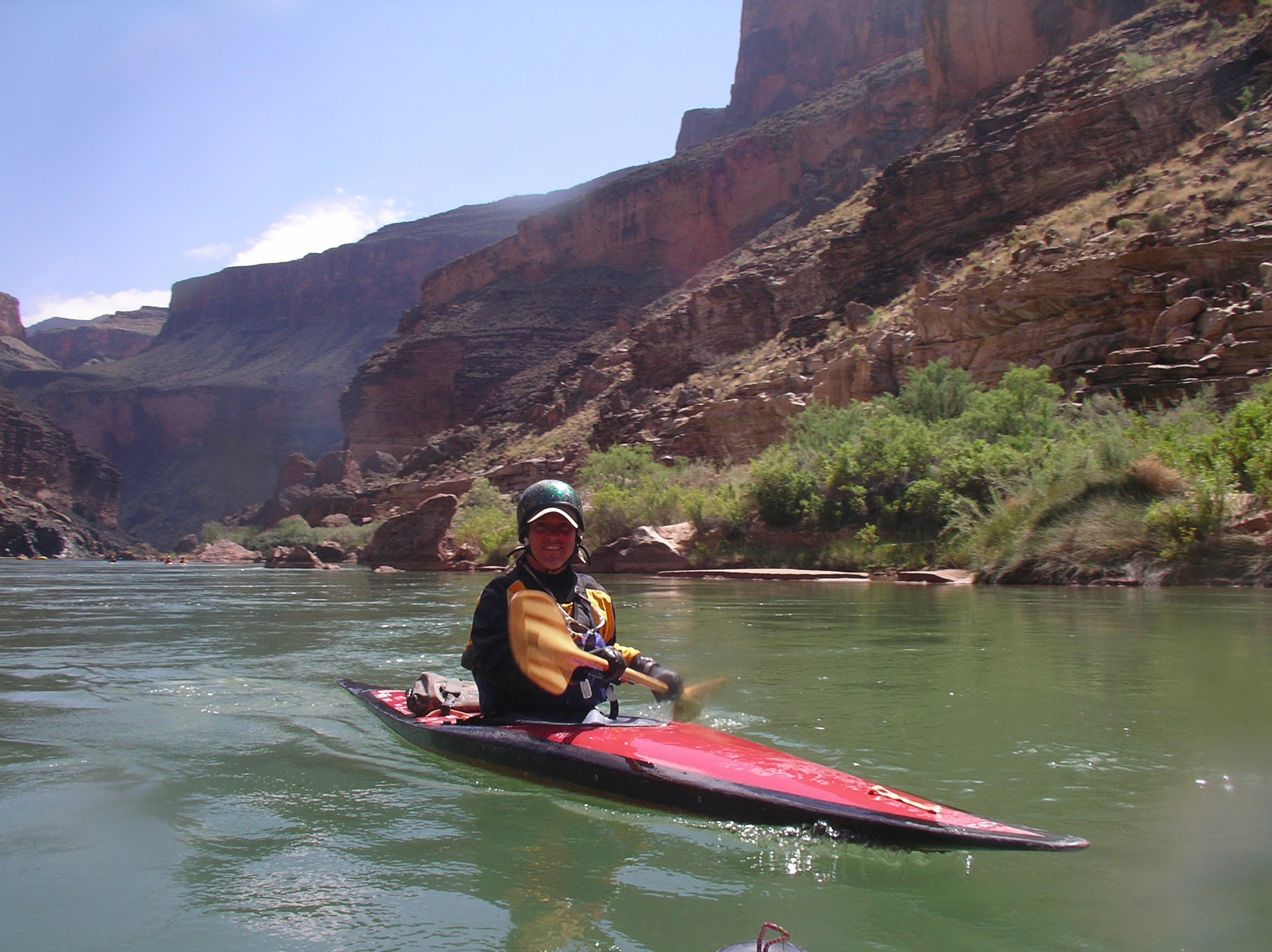 Kayaker on the Grand Canyon